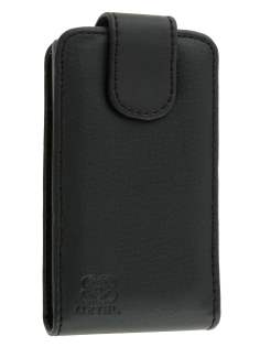 Synthetic Leather Flip Case for Sony Ericsson XPERIA X8 - Classic Black