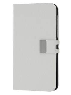 Synthetic Leather Wallet Case with Stand for BlackBerry Z10 - Pearl White