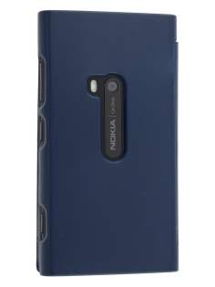 Synthetic Leather Book-Style Flip Cover for Nokia Lumia 920 - Dark Blue Leather Wallet Case
