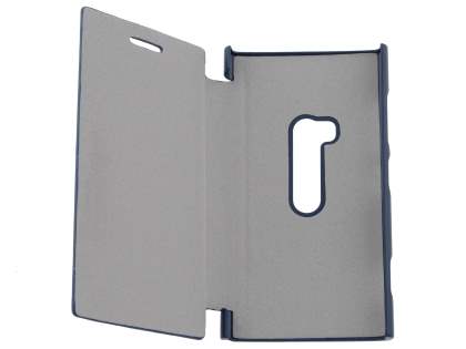 Synthetic Leather Book-Style Flip Cover for Nokia Lumia 920 - Dark Blue