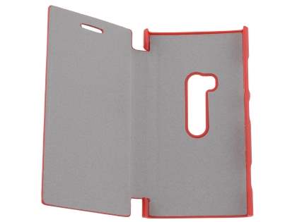 Synthetic Leather Book-Style Flip Cover for Nokia Lumia 920 - Red