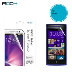 ROCK Naked HD & AS Screen Protector for HTC Windows Phone 8X ROCK Naked HD & AS Screen Protector for HTC Windows Phone 8X