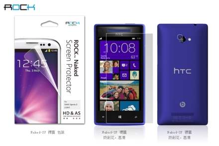 ROCK Naked HD & AS Screen Protector for HTC Windows Phone 8X