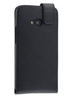 HTC One M7 801e Synthetic Leather Flip Case - Black HTC One M7 801e Synthetic Leather Flip Case - Black
