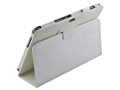Crocodile Pattern Synthetic Leather Case for Samsung Galaxy Note 10.1 4G - Cream