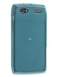 Frosted TPU Case for Motorola RAZR V XT885/MT887 - Frosted Blue