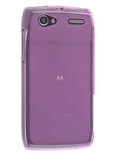 Frosted TPU Case for Motorola RAZR V XT885/MT887 - Frosted Pink