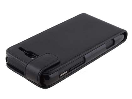 Motorola RAZR M 4G XT905 Synthetic Leather Flip Case - Classic Black