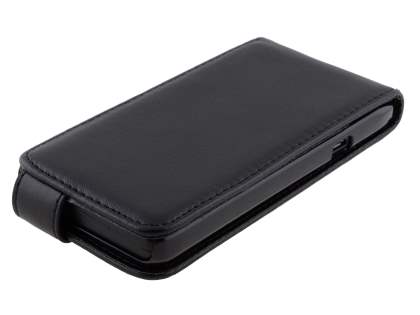 Motorola RAZR M 4G XT905 Synthetic Leather Flip Case - Classic Black
