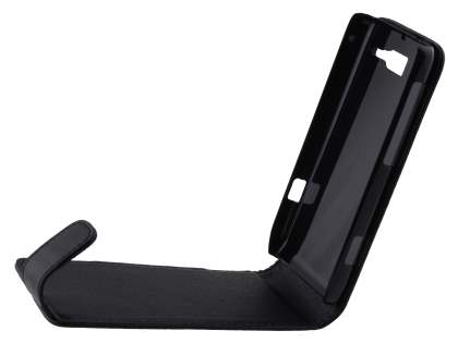 Motorola RAZR M 4G XT905 Synthetic Leather Flip Case - Classic Black