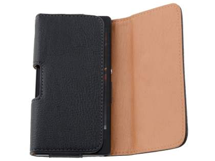 Textured Synthetic Leather Belt Pouch for Sony Xperia Z