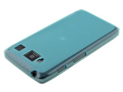 Frosted TPU Case for Motorola RAZR HD 4G XT925 - Frosted Blue