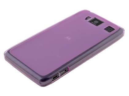 Frosted TPU Case for Motorola RAZR HD 4G XT925 - Frosted Pink