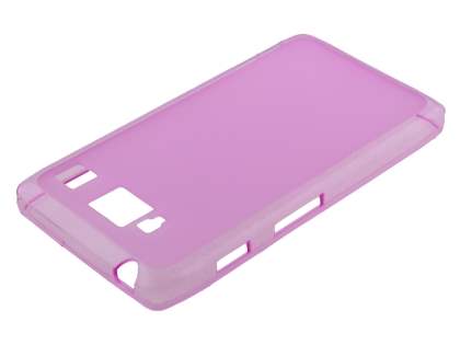 Frosted TPU Case for Motorola RAZR HD 4G XT925 - Frosted Pink