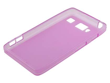 Frosted TPU Case for Motorola RAZR HD 4G XT925 - Frosted Pink