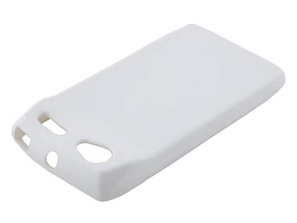Frosted Colour TPU Gel Case for Motorola RAZR V XT885/MT887 - Pearl White