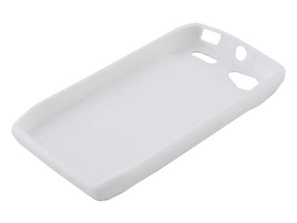Frosted Colour TPU Gel Case for Motorola RAZR V XT885/MT887 - Pearl White