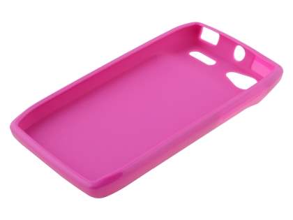 Frosted Colour TPU Gel Case for Motorola RAZR V XT885/MT887 - Pink