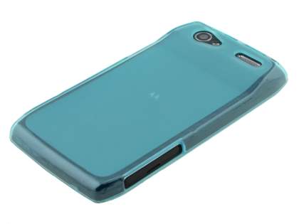 Frosted TPU Case for Motorola RAZR V XT885/MT887 - Frosted Blue
