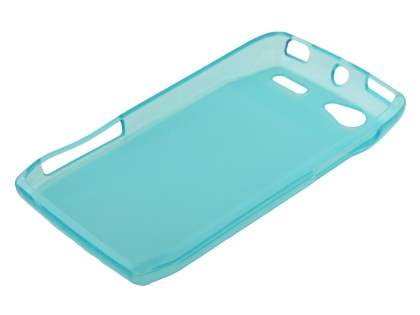 Frosted TPU Case for Motorola RAZR V XT885/MT887 - Frosted Blue