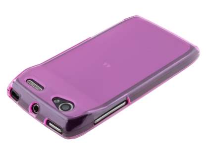 Frosted TPU Case for Motorola RAZR V XT885/MT887 - Frosted Pink