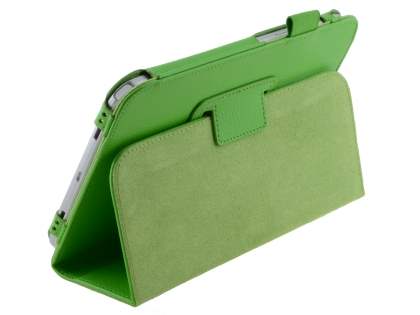 Synthetic Leather Flip Case with Fold-Back Stand for Samsung Galaxy Note 8.0 Tablet - Green
