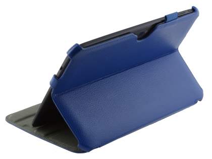 Synthetic Leather Smart Case with Multi-Angle Tilt Stand for Samsung Google Nexus 10 - Dark Blue