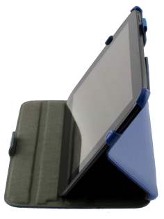 Synthetic Leather Smart Case with Multi-Angle Tilt Stand for Samsung Google Nexus 10 - Dark Blue