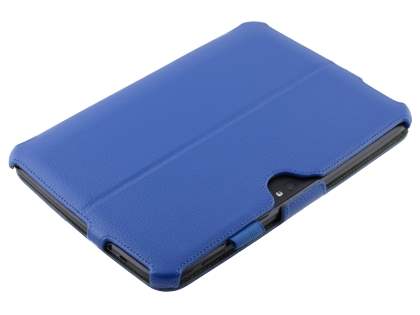 Synthetic Leather Smart Case with Multi-Angle Tilt Stand for Samsung Google Nexus 10 - Dark Blue