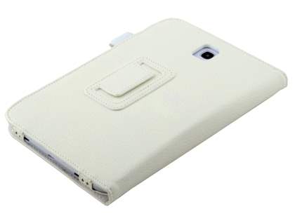 Synthetic Leather Flip Case with Fold-Back Stand for Samsung Galaxy Note 8.0 Tablet - Ivory