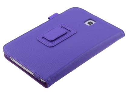 Synthetic Leather Flip Case with Fold-Back Stand for Samsung Galaxy Note 8.0 Tablet - Purple