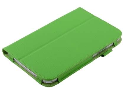 Synthetic Leather Flip Case with Fold-Back Stand for Samsung Galaxy Note 8.0 Tablet - Green