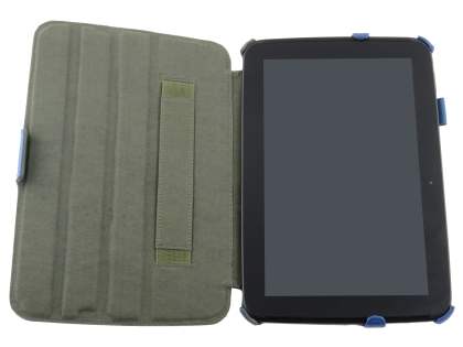 Synthetic Leather Smart Case with Multi-Angle Tilt Stand for Samsung Google Nexus 10 - Dark Blue