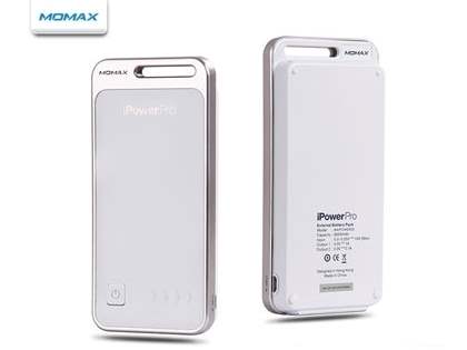Momax iPower Pro+ High Capacity External Battery Pack - Pearl White
