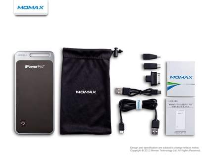 Momax iPower Pro+ High Capacity External Battery Pack - Pearl White
