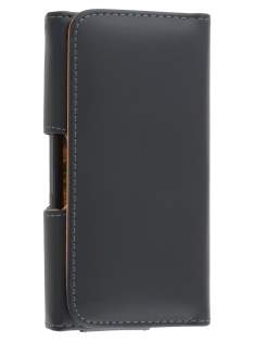 Smooth Synthetic Leather Belt Pouch for HTC One M7 801e - Classic Black Smooth Synthetic Leather Belt Pouch for HTC One M7 801e - Classic Black