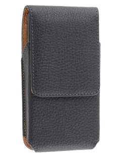 Textured Synthetic Leather Vertical Belt Pouch for HTC One M7 801e - Classic Black Textured Synthetic Leather Vertical Belt Pouch for HTC One M7 801e - Classic Black