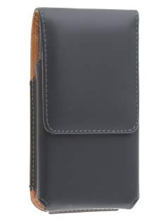 Smooth Synthetic Leather Vertical Belt Pouch for HTC One M7 801e - Classic Black Smooth Synthetic Leather Vertical Belt Pouch for HTC One M7 801e - Classic Black