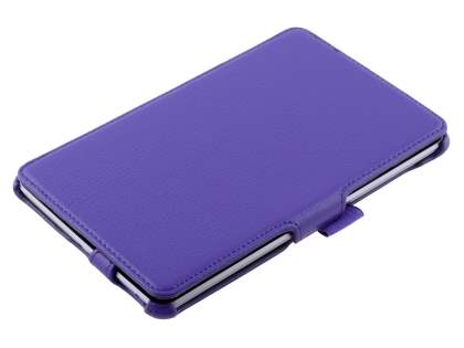 Synthetic Leather Flip Case with Multi-Angle Tilt Stand for Asus Google Nexus 7 2012 - Purple