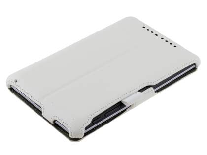Synthetic Leather Flip Case with Multi-Angle Tilt Stand for Asus Google Nexus 7 2012 - White