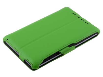 Synthetic Leather Flip Case with Multi-Angle Tilt Stand for Asus Google Nexus 7 2012 - Green