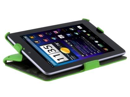 Synthetic Leather Flip Case with Multi-Angle Tilt Stand for Asus Google Nexus 7 2012 - Green