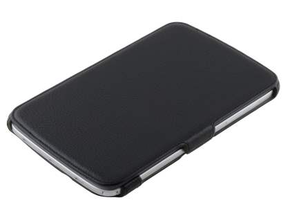 Synthetic Leather Flip Cover with Built-In Stand for Samsung Galaxy Note 8.0 Tablet - Classic Black