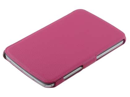 Synthetic Leather Flip Cover with Built-In Stand for Samsung Galaxy Note 8.0 Tablet - Pink