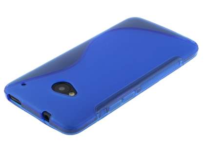 Wave Case for HTC One M7 - Frosted Blue/Blue