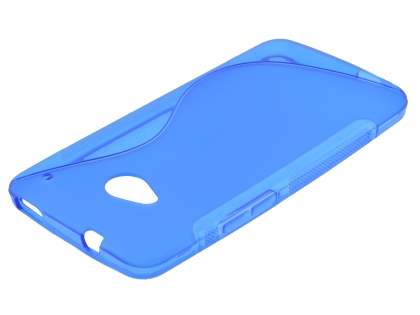 Wave Case for HTC One M7 - Frosted Blue/Blue