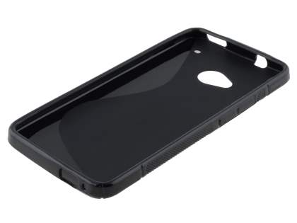 Wave Case for HTC One M7 - Frosted Black/Black