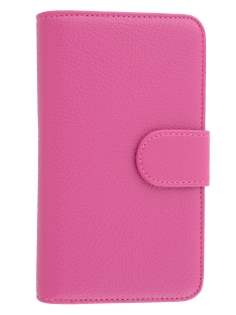 Premium Synthetic Leather Flip Case with Stand for Samsung Galaxy Note II N7100 - Pink