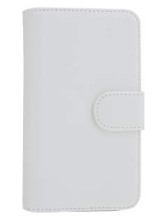Premium Synthetic Leather Flip Case with Stand for Samsung Galaxy Note II N7100 - White