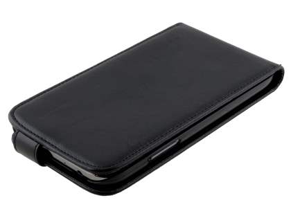 Synthetic Leather Flip Case for Samsung Galaxy Note II N7100 - Black